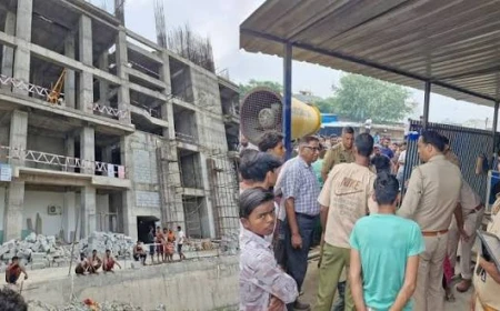 वृंदावन में बड़ा हादसा: निर्माणाधीन मॉल की शटरिंग गिरी, 3 मजदूरों की मौत; एक गंभीर