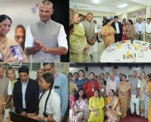 दिल्ली: सीएम रेखा गुप्ता ने सर्वोदय विद्यालय में STEM इनोवेशन लैब का उद्घाटन, शिखर धवन भी रहे मौजूद