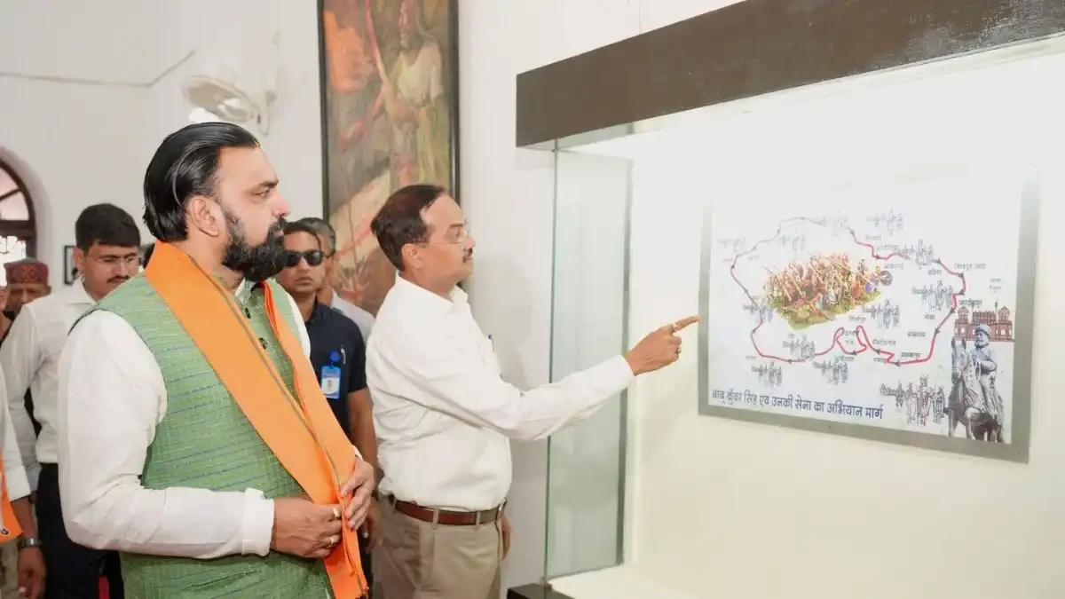 CM INSPECTS VKS MUSEUM, ANNOUCES REVITALISATION AND 80 FEET STATUE OF FREEDOM FIGHTER’S LEGACY TO NEW GENERATIONS