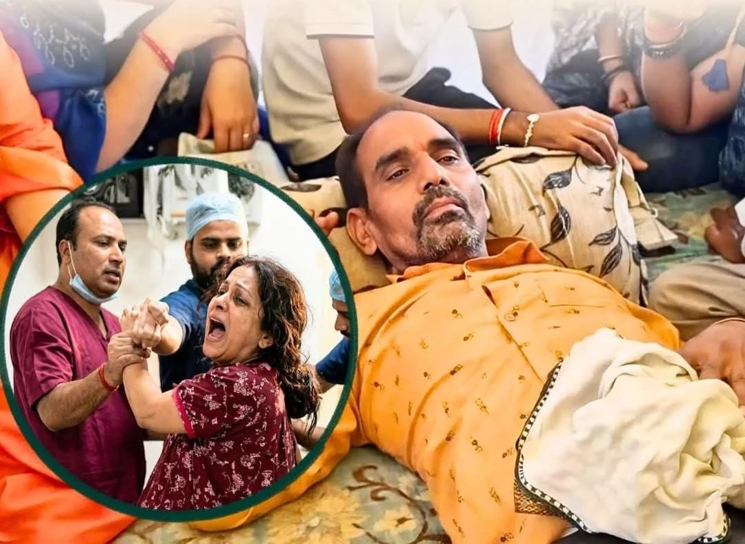 रीवा में 15 दिन से भूख हड़ताल पर बैठे कल्पना मिश्रा के पिता को पुलिस ने एंबुलेंस से पहुंचाया अस्पताल, धरना स्थल खाली कराया