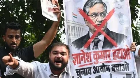 एसआईआर को लेकर बढ़ा विवाद, ज्ञानेश कुमार के इस्तीफे की मांग; 2 अक्तूबर से देशव्यापी आंदोलन का एलान