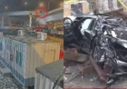 मुंबई में भीषण सड़क हादसा: कोस्टल रोड पर ब्रिज से गिरी तेज रफ्तार कार, तीन की मौत, एक गंभीर