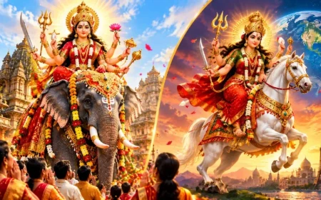 हाथी, घोड़ा, नाव या पालकी! हर साल क्यों बदलती है मां दुर्गा की सवारी, 2026 में हाथी पर होगा आगमन