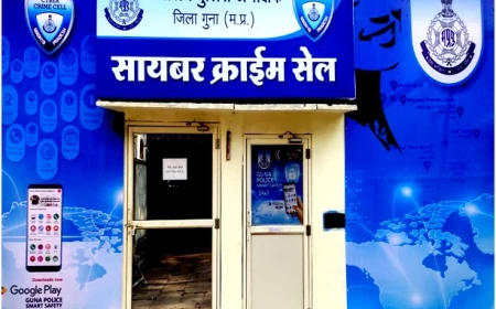 साइबर ठगी के पीड़ितों को गुना पुलिस ने दिलाई राहत, एक माह में 1.35 लाख रुपये वापस कराए