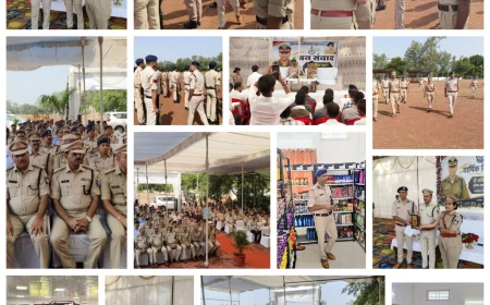डीआईजी डॉ. आसित यादव ने किया गुना पुलिस का वार्षिक निरीक्षण, हाईटेक पुलिसिंग के लिए तीन नए एप लॉन्च