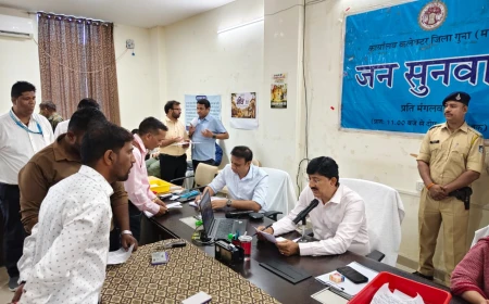 जिला स्‍तरीय जनसुनवाई में आए 235 आवेदन, संबंधित अधिकारियों को निराकरण के दिये निर्देश