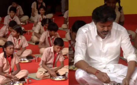 तमिलनाडु: सीएम विजय ने ‘कामराज नाश्ता योजना’ का किया विस्तार, कक्षा 6 से 8 तक के छात्रों को भी मिलेगा मुफ्त नाश्ता