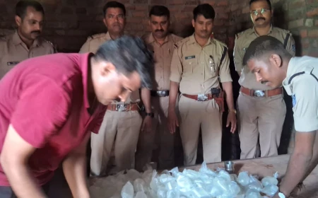 गुना में अवैध शराब पर आबकारी विभाग की बड़ी कार्रवाई, 62 लीटर हाथ भट्टी मदिरा जब्त