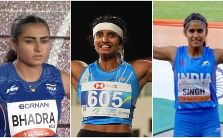 महिला लंबी कूद में एंसी ने जीता रजत, तेजस्विन ने डेकाथलॉन में कांस्य पदक किया अपने नाम