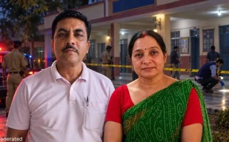 सुल्तानपुर: कादीपुर में शिक्षक दंपती की हत्या, निजी स्कूल परिसर में मिले दोनों के शव