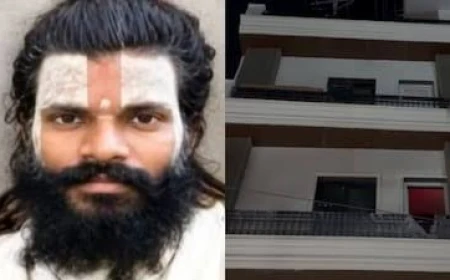 वृंदावन में प्रेमानंद महाराज के शिष्य की मौत का सीसीटीवी सामने आया, चौथी मंजिल से गिरने की घटना कैमरे में कैद