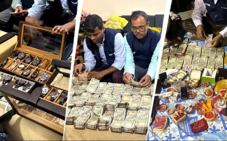 बिहार के एडीएम और सब-रजिस्ट्रार के ठिकानों पर विजिलेंस का छापा, नकदी, घड़ियां और संपत्ति के दस्तावेज बरामद
