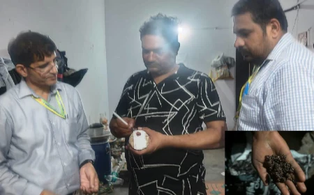 गाजियाबाद में मिलावटी काली मिर्च का कारखाना पकड़ा गया, 6 हजार किलो सामग्री बरामद