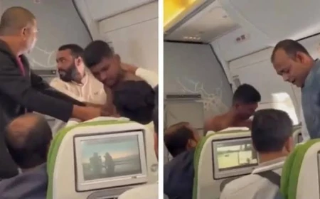 लंदन से ढाका जा रही फ्लाइट में बवाल, पहले हुई बहस फिर लात-घूंसों से मारपीट; यात्री की टी-शर्ट फटी