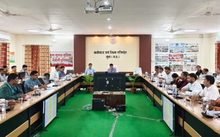 निर्माण कार्य समय-सीमा से पहले पूरे करने का लक्ष्य रखें अधिकारी: कलेक्टर कन्याल