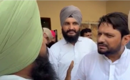 मलूका पंचायत में हाजिरी रजिस्टर को लेकर विवाद, आप विधायक बलकार सिद्धू और पूर्व मंत्री सिकंदर मलूका आमने-सामने