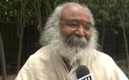 बम और रॉकेट लॉन्चर से हमले की धमकी, आचार्य प्रमोद कृष्णम को मिला ऑडियो संदेश; पुलिस जांच में जुटी
