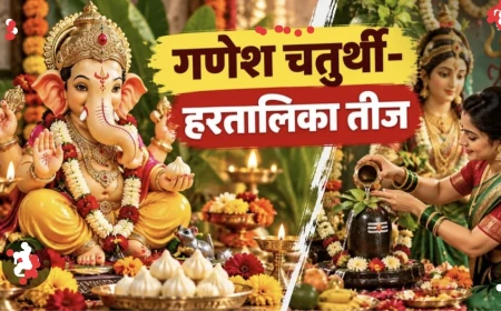 दुर्लभ संयोग में मनाए गए हरतालिका तीज और गणेश चतुर्थी