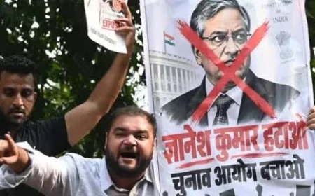 एसआईआर को लेकर बढ़ा विवाद, ज्ञानेश कुमार के इस्तीफे की मांग; 2 अक्तूबर से देशव्यापी आंदोलन का एलान