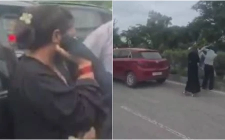 बरेली में पत्नी को युवक के साथ देख भड़का पति, हाईवे पर पीछा कर कार रुकवाई; जमकर मारपीट