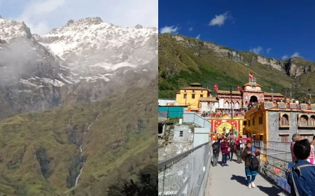 उत्तराखंड में बर्फबारी: धूप खिलते ही चमकीं चोटियां, बदरीनाथ-हेमकुंड की पहाड़ियों ने ओढ़ी सफेद चादर