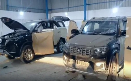 फरीदाबाद में बुलेट प्रूफ वाहन तैयार करने वाली वर्कशॉप पर सीएम फ्लाइंग की छापेमारी, चार वाहन कब्जे में