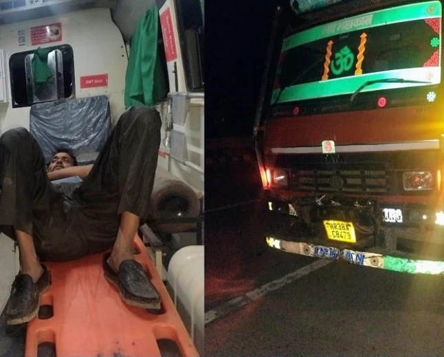यमुना एक्सप्रेसवे पर रफ्तार का कहर: टायर बदल रहे दो युवकों को कैंटर ने रौंदा, दोनों की मौत; चार घायल