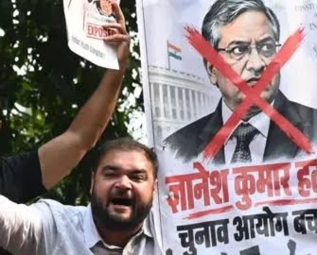 एसआईआर को लेकर बढ़ा विवाद, ज्ञानेश कुमार के इस्तीफे की मांग; 2 अक्तूबर से देशव्यापी आंदोलन का एलान