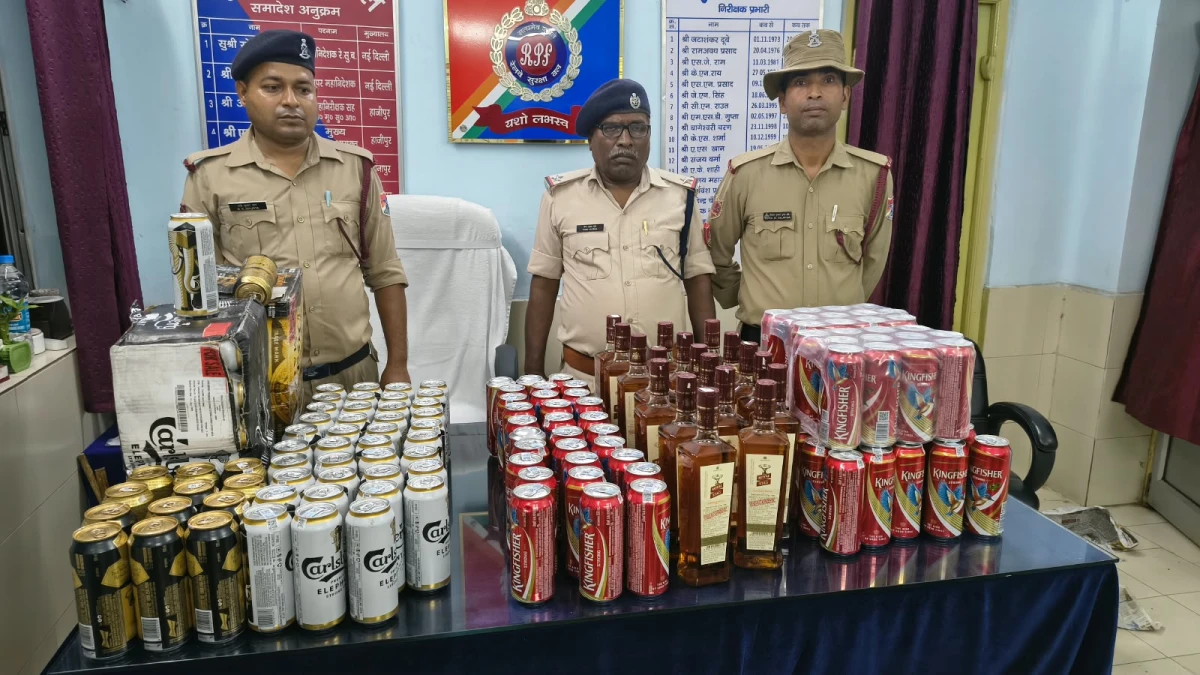 104 LITRES OF IMFL SEIZED
