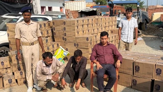 3,544 LITRES OF IMFL SEIZED, TWO ARRESTED