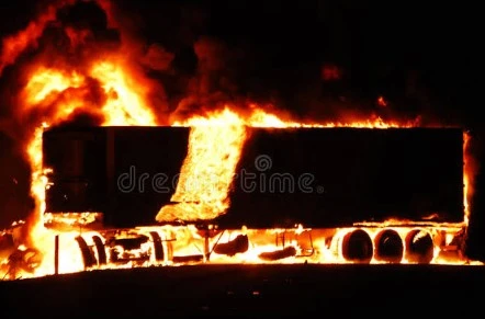 TWO YOUTH KILLED, SEVERAL INJURED, TRUCK ABLAZED