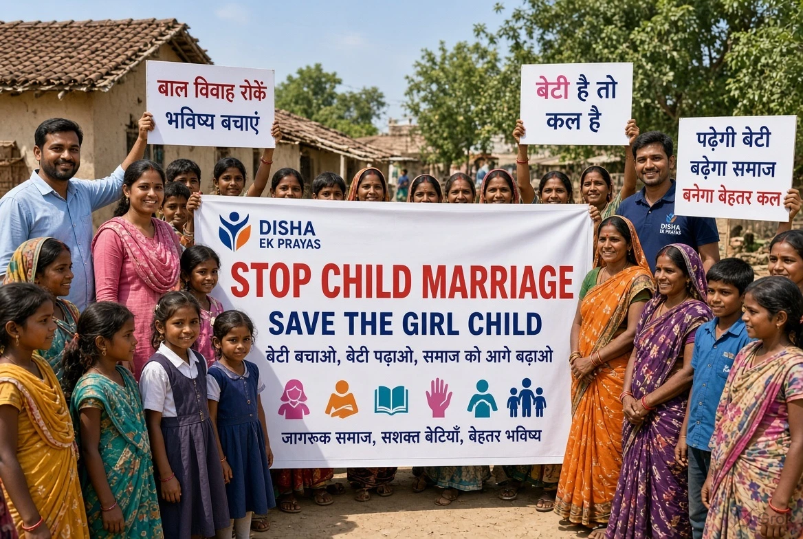 DISHA EK PRAYAS CAMPAIGN AGAINST CHILD MARRIAGE