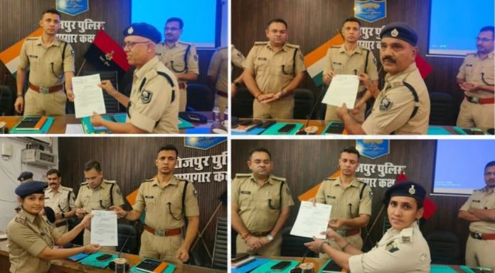 POLICE OFFICALS HONOURED