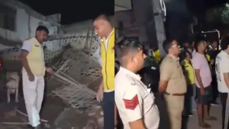 दिल्ली: हर्ष विहार में निर्माणाधीन मकान ढहा, मलबे में मजदूरों के दबे होने की आशंका