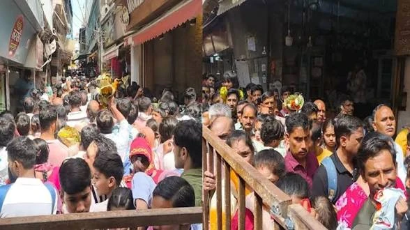 बांकेबिहारी मंदिर में पेड़े और फूलमाला फेंककर चढ़ाने पर रोक, मिलावटी प्रसाद पर भी सख्ती