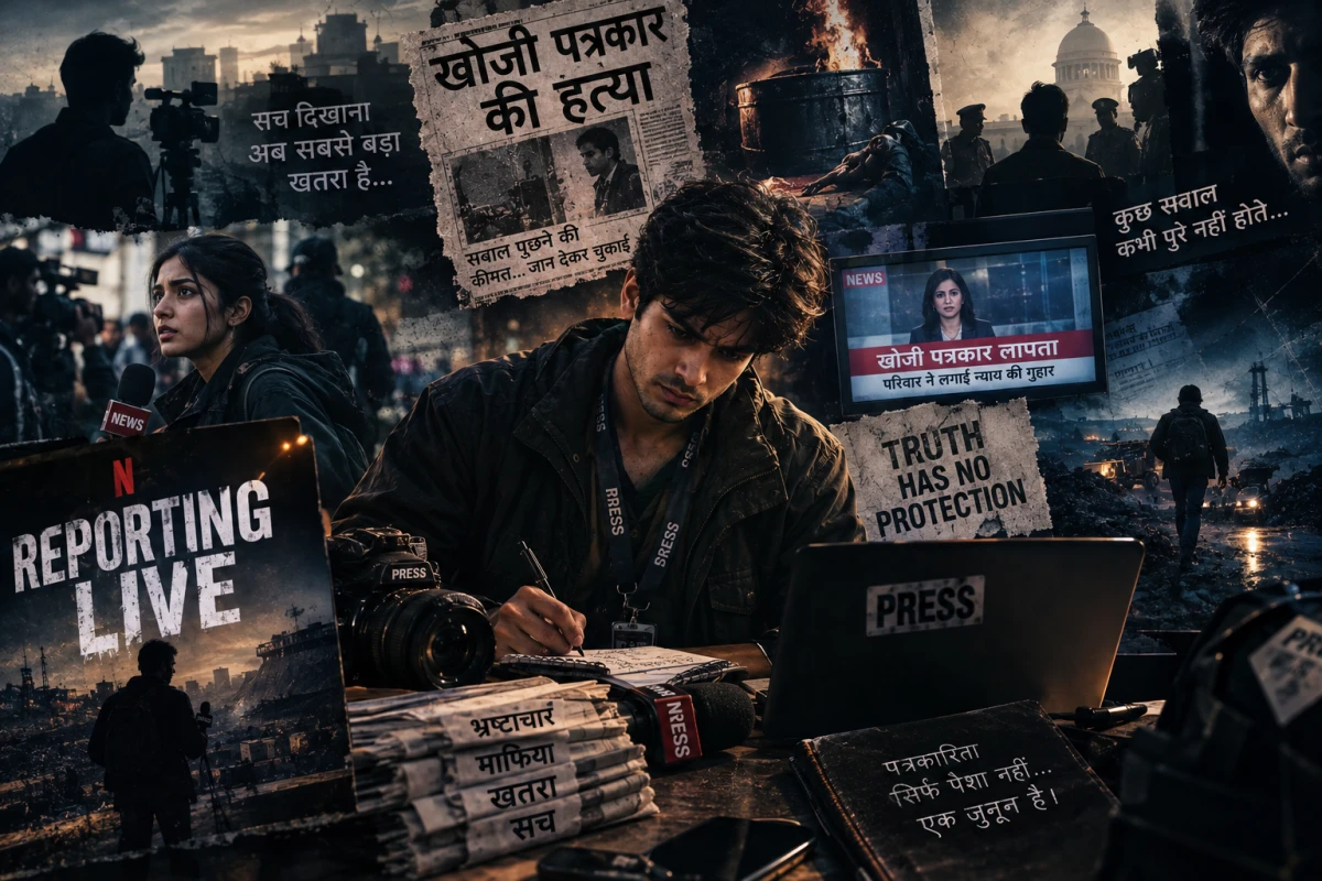 खोजी पत्रकारिता क्यों सिमटती जा रही है? फिल्म ‘रिपोर्टिंग लाइव’ के जरिए समझिए पत्रकारों की चुनौतियां