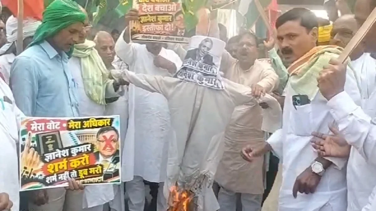 OPPOSITION PROTESTED AGAINST VOTE THEFT
