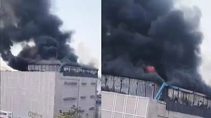 रायपुर के महालक्ष्मी मार्केट में भीषण आग, चौथी मंजिल का फर्नीचर जलकर राख