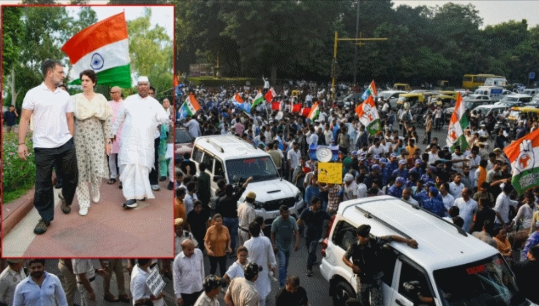‘हमारा प्रदर्शन शिवजी की बारात जैसा’: इंडिया ब्लॉक के मार्च पर राहुल गांधी बोले- प्रदर्शन में कोई भी आ सकता है