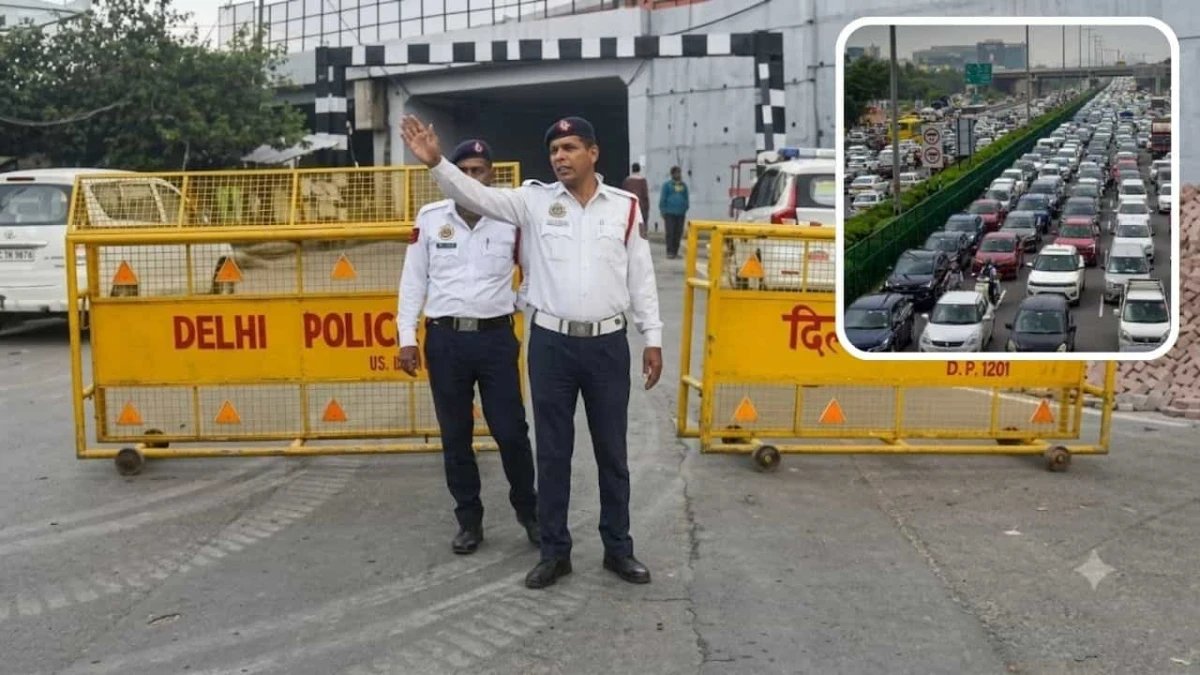 दिल्ली में आज भी यातायात प्रभावित रहने के आसार, पंचकुइयां रोड और कनॉट प्लेस समेत कई मार्गों पर डायवर्जन