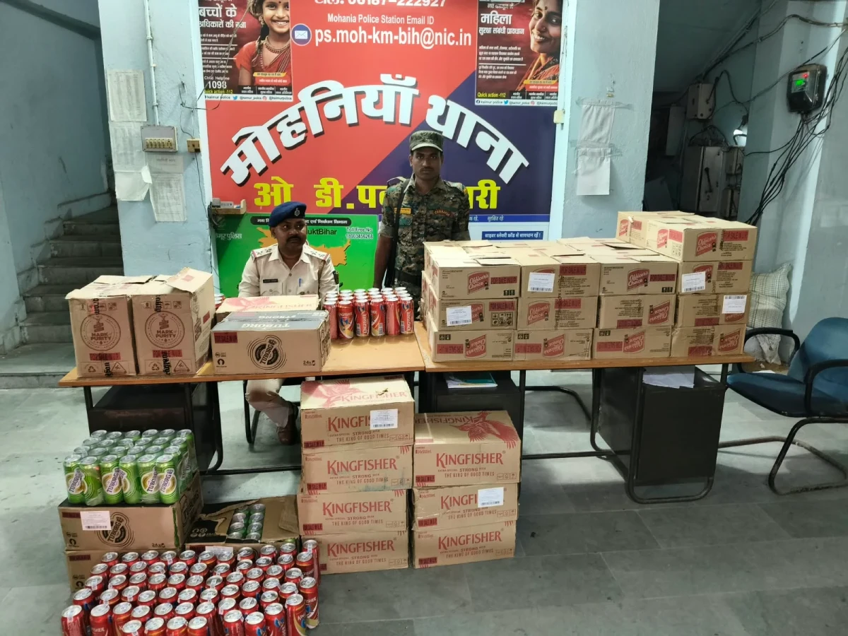 POLICE SEIZED IMFL WORTH LAKHS OF RUPEES