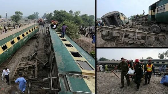 पाकिस्तान में ट्रेन हादसा, रहमान बाबा एक्सप्रेस के 14 डिब्बे पटरी से उतरे; छह की मौत