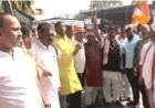 खरगे के बयान पर भाजपा का देशव्यापी प्रदर्शन, पटना में फूंका पुतला