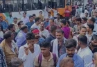 लखनऊ में रोडवेज कर्मचारियों का प्रदर्शन, कमता बस स्टेशन पर संचालन प्रभावित; यात्री परेशान