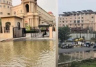 लखनऊ में गोमती का जलस्तर बढ़ा, कई इलाके जलमग्न; प्लासियो मॉल मार्ग पर भी भरा पानी