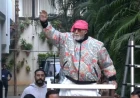 अमिताभ बच्चन ने कड़ी सुरक्षा के बीच किया फैंस का अभिवादन, धमकी के बाद भी जारी रखा ‘संडे दर्शन’