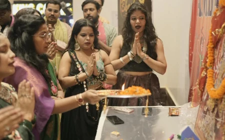 DANDIYA NITE IN ARA:A DECADE OF CULTURAL FUSION AS GUJARATI FOLD TRADITIONS ILLUMINATE NAVRATRI CELEBRATIONS IN BHOJPUR