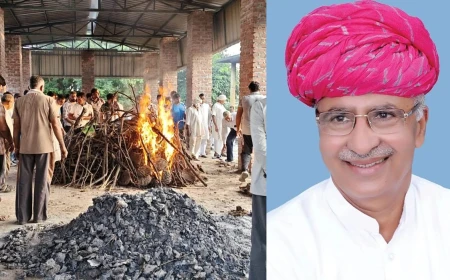 राजस्थान के पूर्व विधायक अतर सिंह पंचतत्व में विलीन, फरीदाबाद में हुआ अंतिम संस्कार; पीट-पीटकर हत्या का आरोप