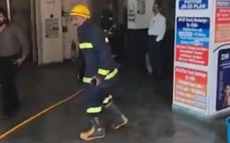 जम्मू के रेल हेड स्थित बीएसएनएल कार्यालय में लगी आग, आधे घंटे में पाया काबू