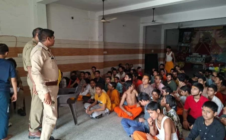 वृंदावन में 4 छात्रों की मौत मामले में रिपोर्ट दर्ज, गुरुकुल संचालक गिरफ्तार
